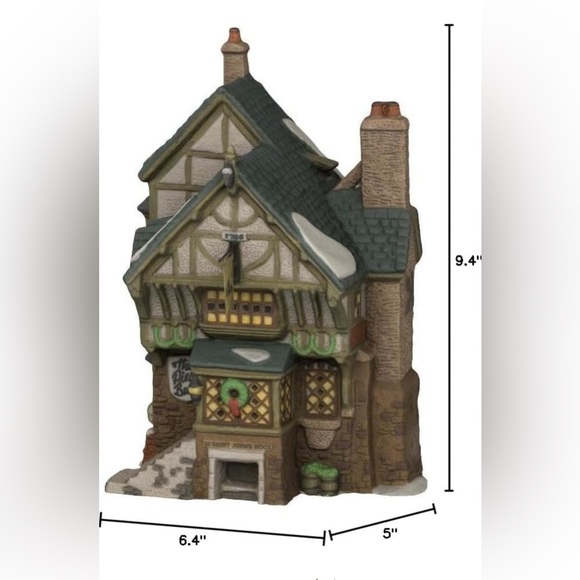 Department 56 The Pied Bull Inn Retired Dickens Village - Picture 9 of 13